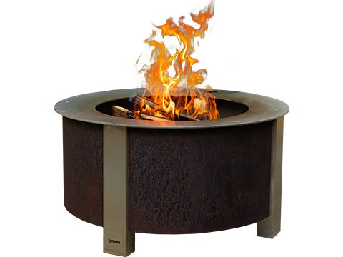 Breeo 24 X Wood Fire Pit - Firelight Hearth and Patio